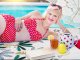 Foldable waterproof picnic and beach mat with insulation, 150x200 cm, palm design