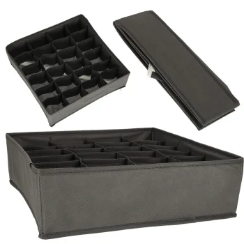 Underwear and Socks Drawer Organiser, 24 compartments