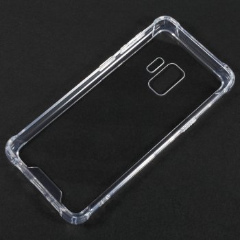 Samsung Galaxy S9 (G960F/DS) Anti-slip 4 Corners Shockproof Cover Case, Transparent | Telefona Vāciņš Maciņš...