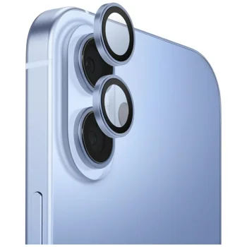 Защитное стекло для камеры Uniq Optix Aluminum iPhone 17 Синее