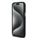 Apple iPhone 15 Pro Max 6.7\'\' DKNY Liquid Silicone Small Metal Logo MagSafe Case Cover, Black