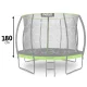 Iekšējais batuta aizsargtīkls Neo-Sport 252 cm 8 ft (6 stabiem)
