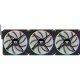 Вентилятор для ПК Thermaltake TS140 EX RGB, 3 шт., Черный