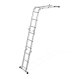 ModernHome 4x3 Multi-Purpose Aluminum Folding Ladder, 330 lbs Capacity