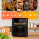Karstā gaisa fritēze Berdsen BD-655 6.5 L 1700 W ar cepampapīru, melna