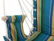 Подвесной Гамак-Кресло Качели c Деревянной Рамой, Разноцветный |...