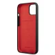 Чехол Ferrari для iPhone 13 mini Silicone, черный