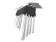 Ball-End Hex Key Wrench Set 9 pcs, 1.5-10 mm