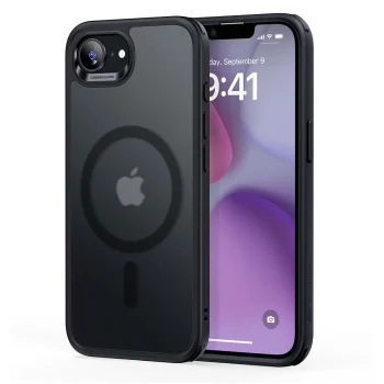 ESR Classic Hybrid HaloLock MagSafe vāciņš priekš iPhone 16e / 17e, melns
