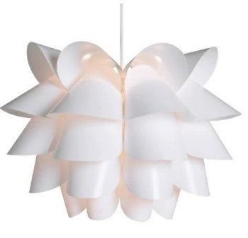 DIY Flower Ceiling Lamp Pendant Light E27, white