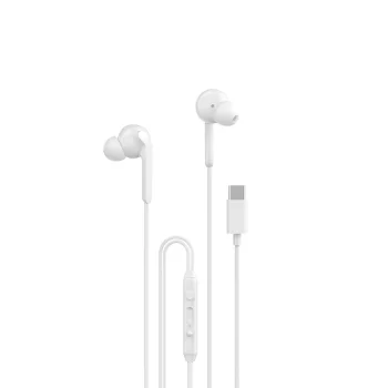Dudao X3C+ USB-C vadu austiņas 1.2m, baltas