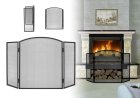 Liels Kamīna Ekrāns Aizsargs, 118x76 cm | Large Fireplace Screen Spark Guard Safety Protector