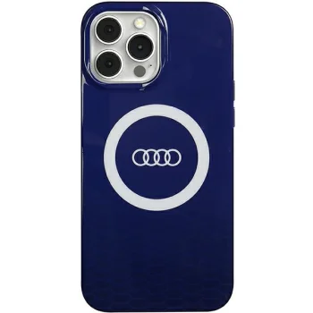 Audi IML Big Logo MagSafe vāciņš iPhone 13 Pro Max, zils