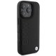 BMW iPhone 16 Pro Case Leather Hot Stamp MagSafe, Black