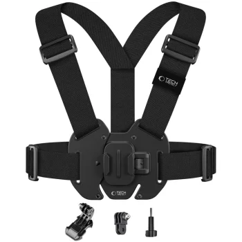 Tech-Protect GA100 Chest Mount for GoPro / DJI, Black