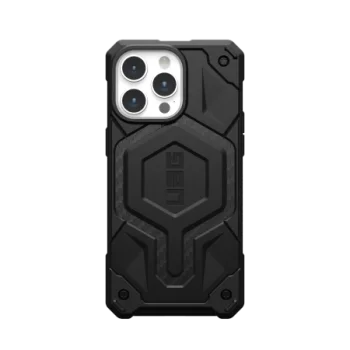 Apple iPhone 15 Pro Max 6.7'' UAG MagSafe Monarch Pro Hard Case Cover, Black Carbon | Чехол Кейс Кабура...