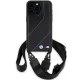 BMW M Edition Carbon Stripe & Strap vāciņš priekš iPhone 15 Pro, melns