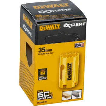 Биметаллическое корончатое сверло DeWalt DT90309-QZ 35 мм