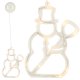 LED Snowman Window Silhouette Light 49cm Battery Operated 10 LED