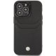 BMW Leather Card Slot iPhone 14 Pro Max Case Black