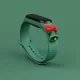 Новогодний ремешок для Xiaomi Mi Band 3 / 4 с колокольчиком -...