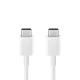 Samsung USB-C uz USB-C kabelis 3A 480Mbps 1.8m (EP-DX310JWEGEU), balts