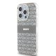 DKNY iPhone 15 Pro Case IML Mono & Stripe MagSafe, Beige