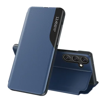 Чехол-книжка Eco Leather View для Samsung Galaxy S25+ - Синий
