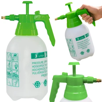 Manuālais spiediena smidzinātājs augiem, 3 l, balts