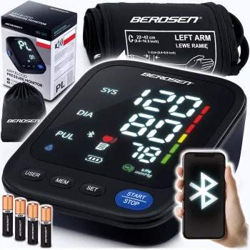 Berdsen BD-123 viedais asinsspiediena mērītājs ar latviešu valodu un Bluetooth