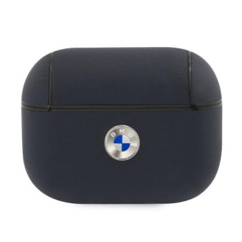BMW AirPods Pro Case Signature Collection Leather, Navy Blue