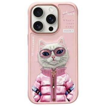 Чехол Nimmy Cool&Cute 2.0 Cat для iPhone 16 Pro, розовый