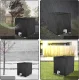 Ūdens tvertnes pārvalks 1000L IBC konteineram, UV aizsardzība, melns