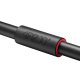 4Fizjo 191 regulējams pievilkšanās stienis durvīm, 66-100 cm, sarkans/melns
