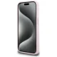 Karl Lagerfeld Silicone Shadow Metal Initial MagSafe vāciņš iPhone 15 Pro Pink