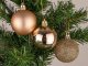Christmas Baubles Set of 30, Shatterproof Ornaments, Rose Gold