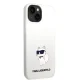 Чехол Karl Lagerfeld Silicone Choupette для iPhone 14 Plus / 15 Plus - Белый