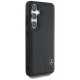 Чехол Mercedes Leather Curved Stitches для Samsung Galaxy S25, черный