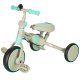 Bērnu Trīsritenis Ratiņi Tricikls TRIKE FIX V4, Pelēks-Zils | Kids Baby Trolley Bike Tricycle Stroller Buggy