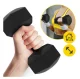 Битумные гантели 4Fizjo 2 x 5 кг, черные