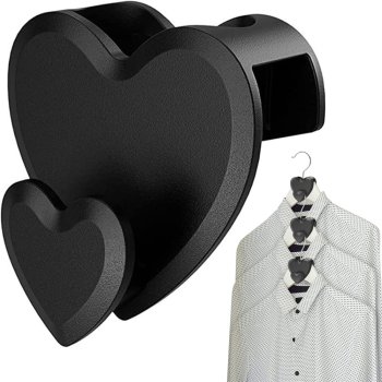 Pakaramo savienotāji skapim vietas taupīšanai, 12 gab. komplekts, melni