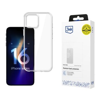 3mk Armor Case for iPhone 16 Pro Max, Transparent