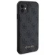 Apple iPhone 11 6.1\'\' Guess 4G Metal Logo + 5000mAh MagSafe Power Bank Case Cover, Black | Telefona Maciņš Vāks...