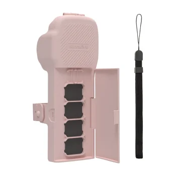 Защитный чехол Sunnylife с ремешками для DJI Osmo Pocket 3, розовый