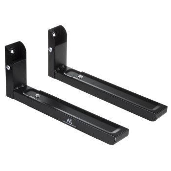 Maclean MC-915 B mikroviļņu krāsns sienas stiprinājums, līdz 30 kg, melns