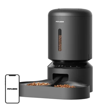 Автоматическая кормушка Petlibro Granary с двойной миской, WiFi, 5 л - Черная