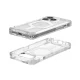 Apple iPhone 15 Pro 6.1\'\' UAG Plyo MagSafe Hard Case Cover, Transparent and White