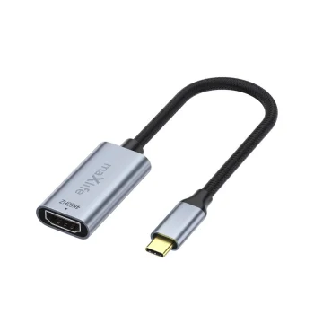 Maxlife MXHC-01 USB-C uz HDMI adapteris 4K 60Hz, melns