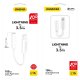 Dudao Converter Adapter from Apple Lightning to Minijack AUX 3.5mm Audio Cable, white