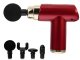 Mini Massage Gun with 4 Attachments, Red
